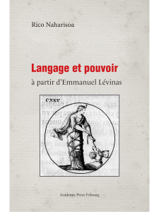 Langage et pouvoir à partir d'Emmanuel Lévinas