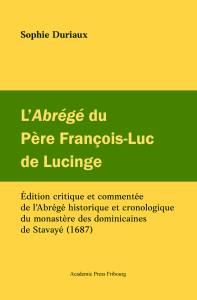 L’Abrégé du Père François-Luc de Lucinge