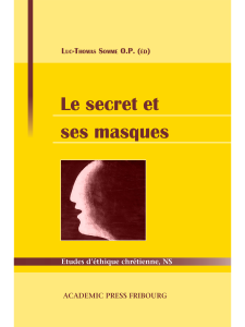 Le secret et ses masques